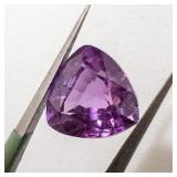 LAB GROWN COLOR CHANGE SAPPHIRE - 4.28ct. Trillion cut