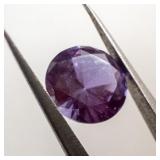Pair of LAB GROWN ALEXANDRITE - 1.70ct. Round brilliant cut