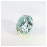 TEAL MOISSANITE - 8.5mm Round brilliant cut