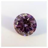 PURPLE MOISSANITE - 8.5mm Round brilliant cut
