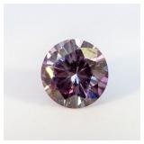 PURPLE MOISSANITE - 8.5mm Round brilliant cut