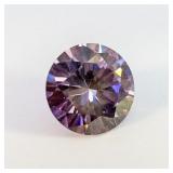 PURPLE MOISSANITE - 8.5mm Round brilliant cut