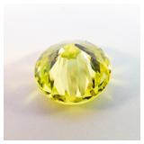 YELLOW MOISSANITE - 10mm Round brilliant cut