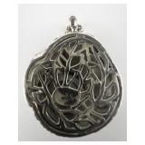 John Hardy Elephant With A Pave-Set White Topaz Trunk With Cultured Mabe Pearl sterling And 14K Yellow Enhancer.