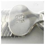 MILOR Sterling Silver Herringbone Necklace.