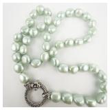 Barbara Bixby Colored-Freshwater Pearl Sterling And 18K Yellow Gold Necklace.