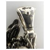 Barbara Bixby Skull & Butterfly Key Sterling And 18K Yellow Gold Enhancer .