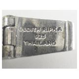 Judith Ripka Ruby & Mother Of Pearl Sterling Silver Enhancer .