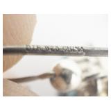 Jay King Dtr Amber & Turquoise Sterling Silver French Wire Earrings .