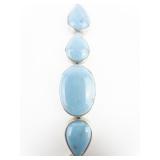 Whitney Kelly Southwestern Turquoise Sterling Silver Bracelet.