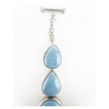 Whitney Kelly Southwestern Turquoise Sterling Silver Bracelet.