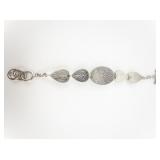 Whitney Kelly Southwestern Turquoise Sterling Silver Bracelet.