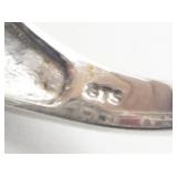 STS Jewels Burmese Pink Jade, "Orissa" Rhodolite Garnet sterling Silver Statement Ring. Size 9.5 - 9.75.