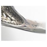 East Arts Aventurine With Butterfly & Leaf Design Sterling Silver Statement Ring. Size 9.