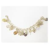 Milor 18K Clad Charm Bracelet.