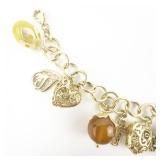Milor 18K Clad Charm Bracelet.