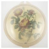 Floral Plastic Makeup Compact.