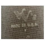 Floral Plastic Makeup Compact.