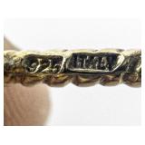 MILOR Cream Quartzite Sterling Silver Bead Necklace.