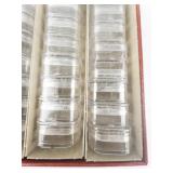 Red Storage Box with 29 Gemstone Boxes with Silicone Membrane