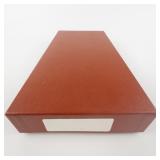 Red Storage Box with 29 Gemstone Boxes with Silicone Membrane