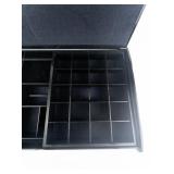 SKS Silver Safe Keeper Plastic Organizer Jewelry Box
