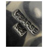 BARSE Flower Turquoise Sterling Silver Pendant.