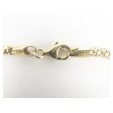 Technibond Polished Popcorn Vermeil Chain Necklace.