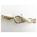 Technibond Polished Popcorn Vermeil Chain Necklace.