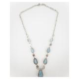 Whitney Kelly Turquoise Sterling Silver Necklace.