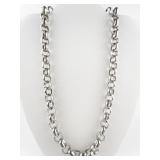 Edforce Chunky Stainless Steel Chain Necklace.