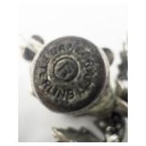 Danecraft Bunches Of Grapes Sterling Silver Screw-Back Non-Pierced Earrings.