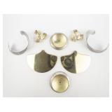 Group of 4 Base Metal Earring Jackets. Dress Up Your Earrings With These Earring Jackets!!!