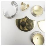 Group of 4 Base Metal Earring Jackets. Dress Up Your Earrings With These Earring Jackets!!!