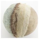 Large Beachy Fabric Base Metal Clip-On Earrings .