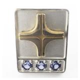 OC Tanner Co. Sperry Univac Service Pin 1/10 10Kt Lapel Pin. No Clutch.