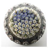 Fabrice Angelo Pessar Stunning Antique (Circa 1900) Italian Micro Mosaic Flower Brooch .
