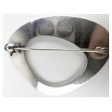 David Andersen ***NORWAY*** Modernist Sterling Silver Brooch .