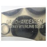 David Andersen ***NORWAY*** Modernist Sterling Silver Brooch .