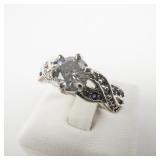 Various Makers Group Of 10 Base Metal Rings. Size 7-7.75.