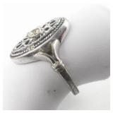 Group Of 5 Base Metal Rings. Size 5-5.75.