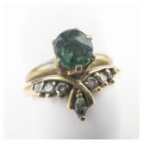 Group Of 7 Base Metal Rings. Size 9-9.75.