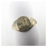 Group Of 3 Base Metal Rings. Size 4-4.5.