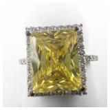 Group Of 6 Base Metal Rings. Size 6-6.75.