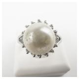 Group Of 3 Base Metal Rings. Size 8 - 8.25.