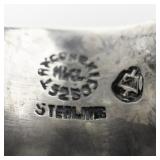 Rafel Melendez Oval Tiger Eye Sterling Silver Ring. Size 7.75 - 8.