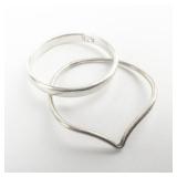 Various Makers Group Of 4 Sterling Silver Rings.