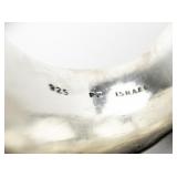 PAZ Israel Citrine Vine, Spinner Sterling Silver Ring. Size 6.75 - 7.