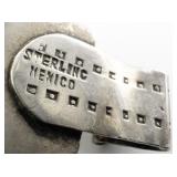 ***Mexico***  Black Onyx Sterling Silver Panel Bracelet.