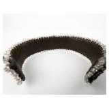 Native American Or Mayan(?) Pair Of Beaded Loom Cuff Bracelets.